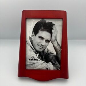 Malden Red Wood 5x7 Photo Frame Tabletop Display Stand Up